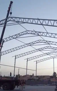 نصب سوله اسکلت پوشش ورق پانل ساندویچی