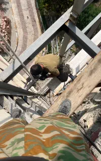 اسکلت آهنکشی آسانسور و جوشکاری