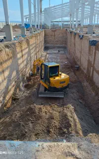 حفاری تخریب کانال گودبرداری اجاره مینی بیل