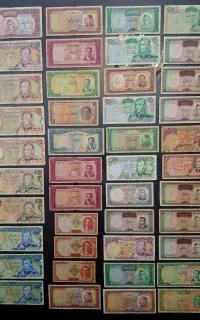 پول قدیمی اسکناس کلکسیونی ۴۴ برگ