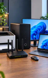 خدمات تخصصی کامپیوتر، لپ‌تاپ، پرینتر و شبکه