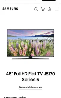 تلوزیون سامسونگ 48 full hd flat