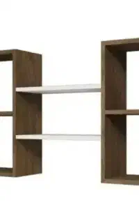 شلف دیواری با چوب ام دی اف یا پیویسی