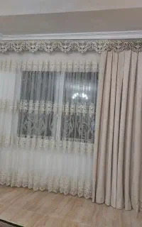 پرده توری  حال پذیرایی شیک