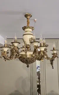 ۳ عدد لوستر برنز ۱۲ شاخه