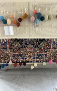 دار قالی با طرح و نقشه