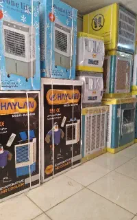 کولر آبی پرتابل ودریچه دار سلولوزی وپوشال کورد شاپ