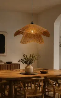 حراج واقعی لوستر رافیا