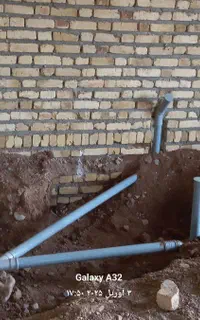 لوله‌کشی‌اب‌وفاضلاب‌ونصب‌پمپ‌ومخزن‌انجام‌میشود