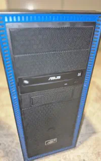 کیس کامپیوتر خالی با دی وی دی رایتر و وای فای