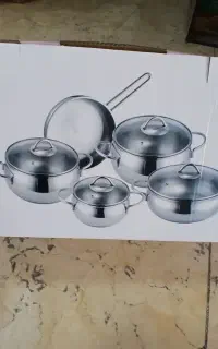 سرویس قابلمه استیلی ۱۰ پارچه کرکماز اصل ترکیه