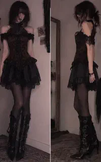 لباس مجلسی دخترانه گاثیک Gothic Dress