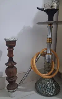 قلیان چوبی و فلزی