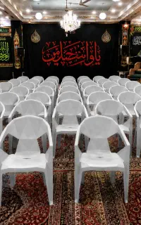 صندلی پلاستیکی نیک مراسم مسجد / تهران نواب