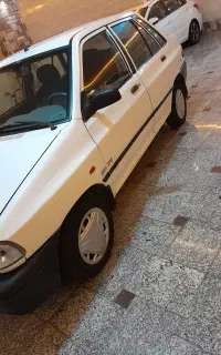 پراید مدل ۹۲ سفید ‌. دوگانه سوز CNG