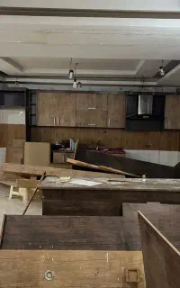 کابینت فلزی  با درب ام دی اف(آنتیک)