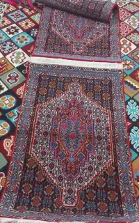 قالی کوردی دستباف کلاه فرنگ
