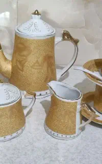 قهوه خوری ۴نفره نو مناسب جهیزیه