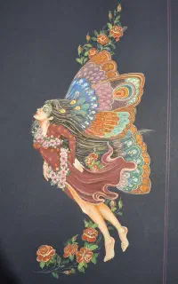 نقاشی‌‌مینیاتور(پروانه)