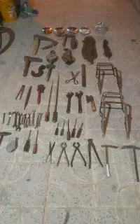 صنایع دستی  قلم چکش فولادی