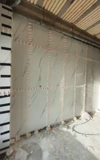 کاشی کاری  اسلب نما سنگ و آجر