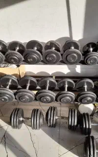 دمبل و صفحه وزنه فرمانی