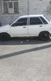 پراید سفید مدل آخر۸۹