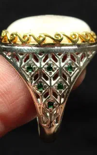 انگشتر و گردنبند نقره