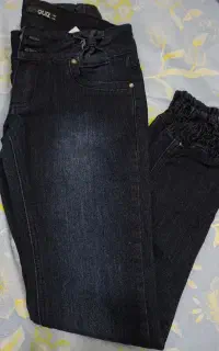 شلوار نیم بگ دخترانه، جین ترک درجه یک