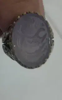 انگشتر نقره  عقیق کبود