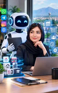 طراحی دستیار و منشی هوشمند اختصاصی برای کسب‌وکارها