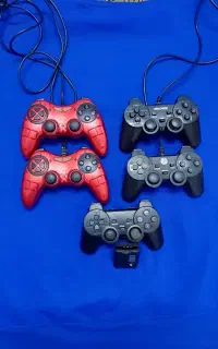 دسته کامپیوتر ps2 شوک دار بی سیم با سیم
