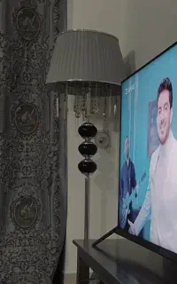 آباژور کنار سالنی و دو عدد دستک پرده تُرک