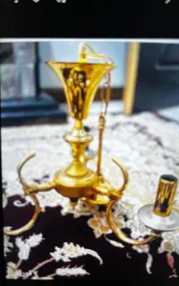 لوستر آبکاری طلا