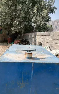 مخزن اب فلزی