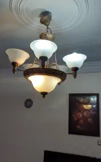 لوستر ۵شعله دوعدد