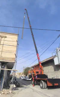 جرثقیل کفی با 17متر ارتفاع