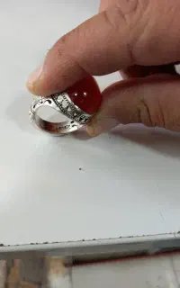 ۲عدد انگشتر نقره یاقوت سرخ.عقیق