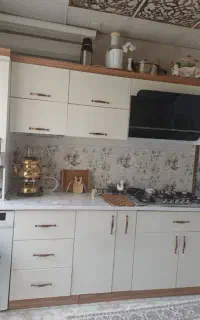 فروش‌کابینت فایبر گلاس همراه هود وگاز شیشه ای