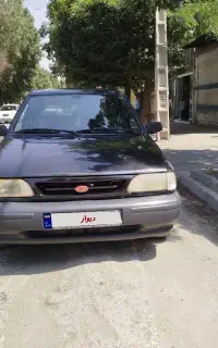 پراید مشکی ۸۳ انژکتور شاسی ها سالم