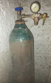 کپسول آرگون با مانومتر