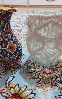 گلدان و جا شمعی