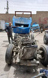 کارگاه تخصصی شاسی کشی و تقویت شاسی نیسان