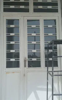 درب و دوپنجره اهنی طرح دوجداره