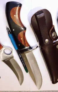 چاقو اصل کارد نو با کاور چرم واقعی