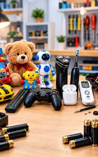 تعمیر وسایل شخصی و اسباب بازی باتری‌خور و شارژی