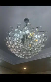 لوستر 8شاخه تمام برنج