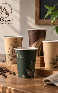 لیوان کاغذی در سایز های مختلف