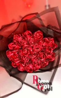 دسته گل روبانی