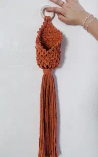 آویز گلدان و کارهای مکرومه